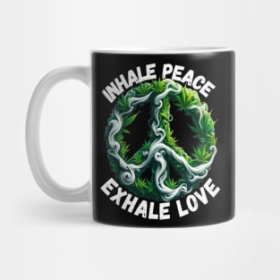 Weed Peace sign 420 day Mug